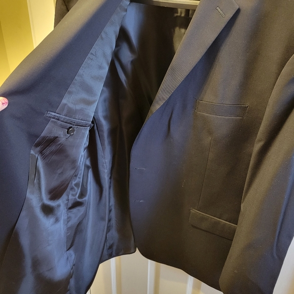 Signature Carrington Navy Blazer/Jacket 54R - Picture 8 of 15